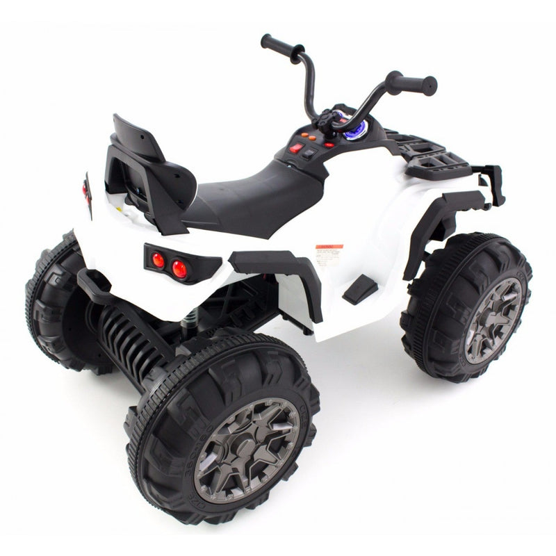 Quad Elettrico 12V Kidfun Moto Outlander Bianco