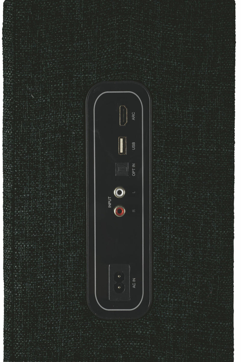 Altoparlante Speaker a Torretta 120W Wireless con Radio in Tessuto Kooper Techno Nero