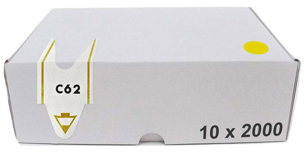 Packung mit 20000 Tickets für Briefschneckenautomaten + 2 gelbe Visel-Ziffern prezzo