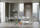 Tavolo Allungabile 130-390x90x77 cm Volantis Cemento