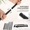 Barbecue a Carbone Carbonella 113x59x83,5 cm in Acciaio Nero