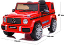 Macchina Elettrica per Bambini 12V con Licenza Mercedes G63 AMG Big Fuoristrada Rossa
