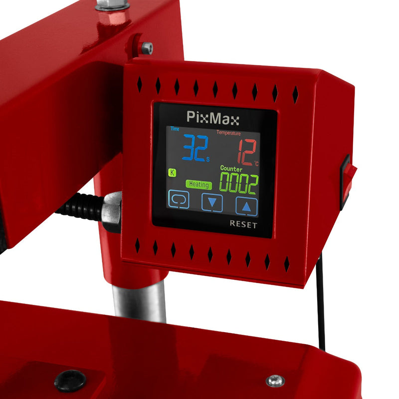 Stampante a Pressa Termica 38x38 cm Foglio di Teflon e Carta per Sublimazione Rosso 