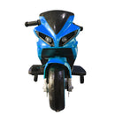 Moto Elettrica Arrow per Bambini 6V con Luci e Suoni Celeste