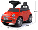 Macchina Cavalcabile per Bambini con Licenza Fiat 500 Baby Rossa