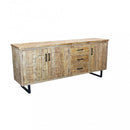 Mobile Barret 200x45x83 h cm in Legno Marrone
