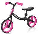 Bicicletta Pedagogica per Bambini 10" Senza Pedali Globber Go Bike Nero e Rosa