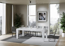 Tavolo Allungabile 140/400x90x77 cm Spimbo Premium Bianco Frassino  