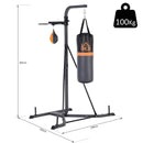 Stazione Multiuso da Boxe con Sacco e Punching 