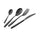24-teiliges Besteckset aus 18/10 PVD-Stahl Eme Eleven Black