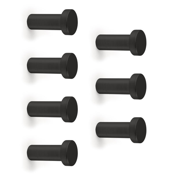 Emuca Zamak schwarz lackiert Wellington Wandgarderobe Verpackung 1 Stück acquista