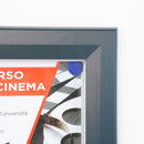 Bacheca da Esterno con Apertura a Ribalta 124,5x106,7x4,7 cm in Alluminio con Led Grigio Antracite