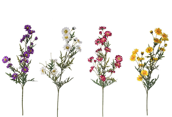 prezzo Set 8 Strauß künstlicher San Carlino, bestehend aus 18 Blumen, Höhe 63 cm, mehrfarbig