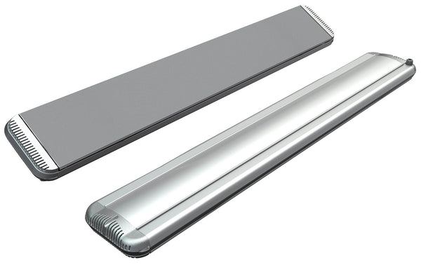 Elektrischer Infrarot-Heizstrahler 125 x 20,1 x 5,8 cm Decke 1800 W in Aluminium Moel Hot-Top Silver prezzo