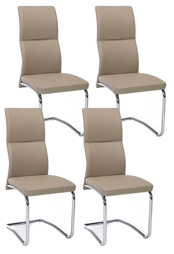 online Set 4 Sedie 44x58x104h cm Thelma Tortora
