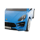 Macchina Elettrica Suv per Bambini 12V con Licenza Porsche Macan Azzurra