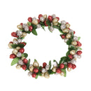 Set 12 Giro Candela Ø10 cm con Mini Bacche 