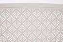 Panchina da Giardino 123x55x84h cm in Acciaio Verniciato Lizette Grigio  