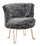 Sessel 73x64x77 cm aus gepolstertem Stoff