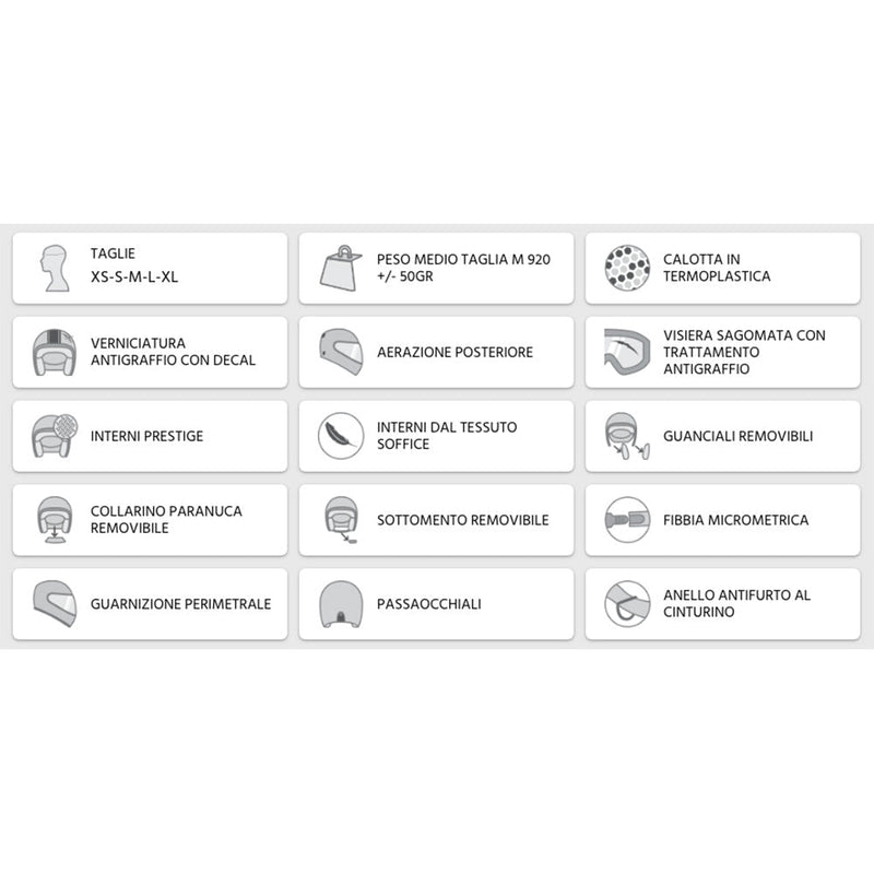 Casco Jet per Scooter Visiera Sagomata CGM Santa Monica 109V Nero Opaco