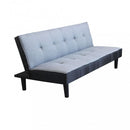 Divano Letto Alvin 180x86x78 cm in Tessuto Grigio