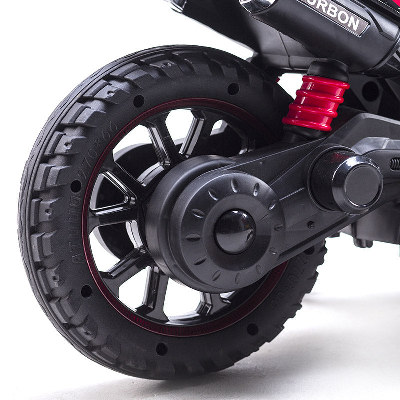 Moto Elettrica per Bambini 12V Motocross Bianca