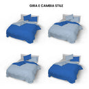 Copripiumino con Sacco e Federe Doubleface Royal\/Azzurro