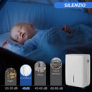 Deumidificatore Portatile 30L/Giorno Serbatoio 4L 3 Velocità e 4 Funzioni con Timer Bianco  