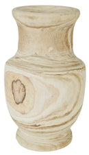 Vaso anfora in legno grande cm Ø27xh48
