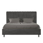 Letto Matrimoniale Agueda Grigio Varie Misure