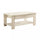Myrto Couchtisch 110 x 60 x 44 h cm aus zweischichtiger Spanplatte aus heller Kiefer