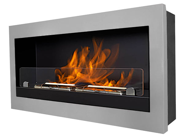 acquista Bioethanol Wandkamin 45x85 cm Karlsen Verona Stahl