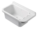 Lavatoio 60x34x21cm in Polipropilene 17l Forlani Wash Bianco