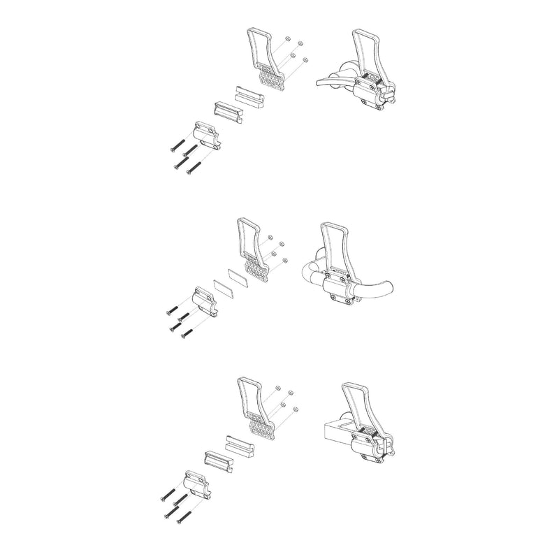 Meccanismo Apriporta senza Contatto per Avambraccio in Plastica Emuca