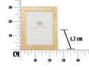 Cornice Glam Carving 26x1,7x31,3 cm in Resina Oro