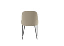 Set 4 Sedie Ginevra 54x63x89 cm in Tessuto Easy-Clean Beige       