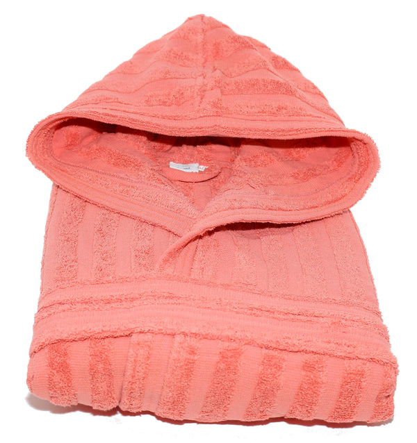 online Sally Lines 100% Baumwoll-Frottee-Bademantel Lachs