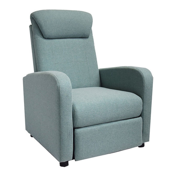 Poltrona Relax Reclinabile Manuale in Tessuto Marta Verde acquista