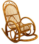 Sedia a Dondolo in Rattan Fabio Miele