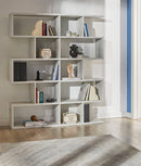 Libreria Modulare 5 Ripiani 150x180x38 cm Ossido Bianco