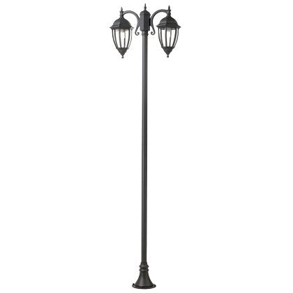 Pole Alto Lampe für Garten Zwei Lichter Graue Farbe für Outdoor Olive Sovil Line online