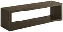 Mensola da Parete 60x18x15,5 cm in Fibra di Legno Regolo Rovere Scuro