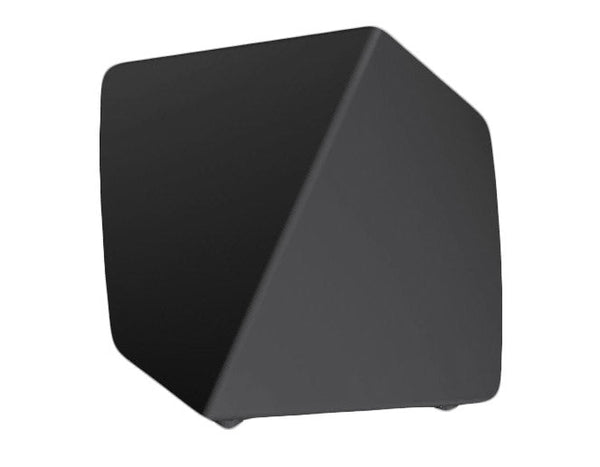 Vaso 45x45 cm in Resina Arkema Twisty Vase Antracite online