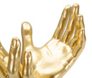 Statua Mani ""Peace"" 25x24x15 cm in Poliresina Oro
