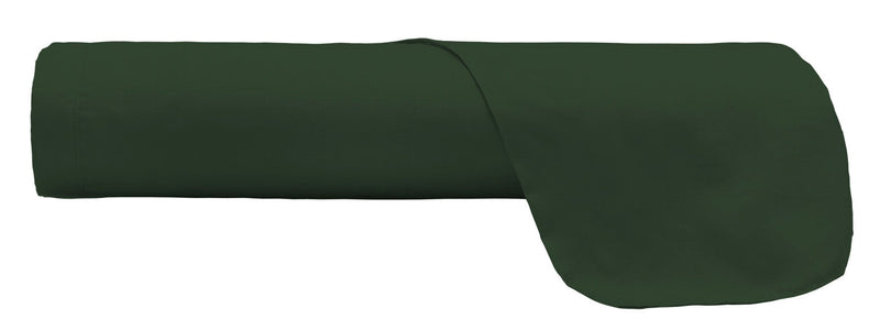 Lenzuolo Sopra in Cotone Tinta Unita Verde Oliva