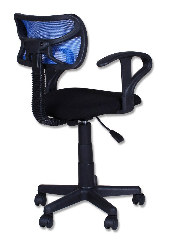 Sedia Poltrona Operativa in Tessuto Vandi Blu