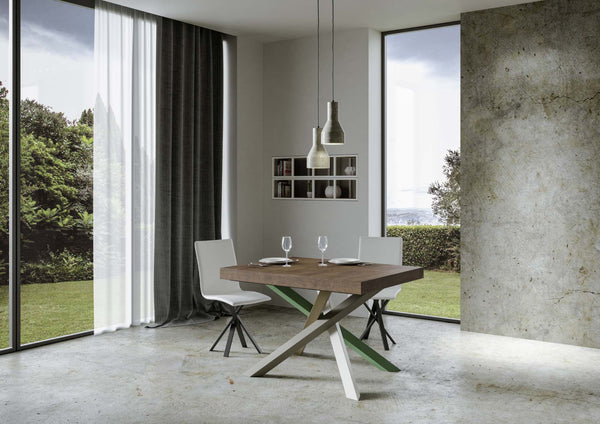 sconto Tavolo 130x90x77 cm Volantis Fix Noce