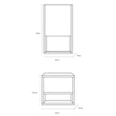 Mobile da Bagno sospeso Giava 11 Legno Crema TFT