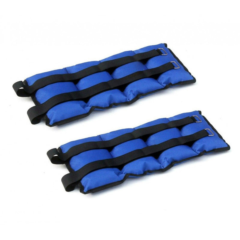 Coppia di Pesi  4 Kg per Caviglie e Polsi Blu