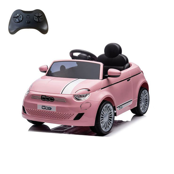 online Macchina Elettrica per Bambini Fiat 500 12V 30W con Telecomando Luci e Suoni Rosa